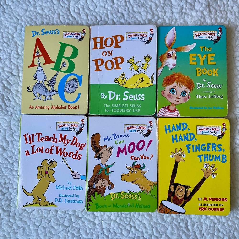 Dr. Seuss Set of 6 Bright and Early Board Books - Picture 1 of 4